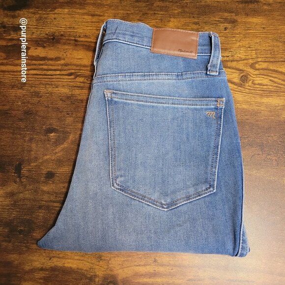 Madewell Jeans Sz 26 Jegging 10" High Rise Tummy Control Medium Light Wash AA618 - Picture 3 of 13